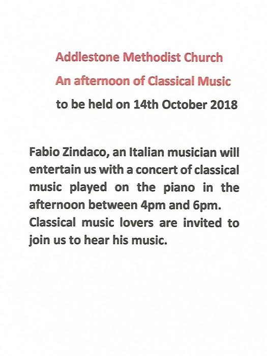 14 october afternoon music concert