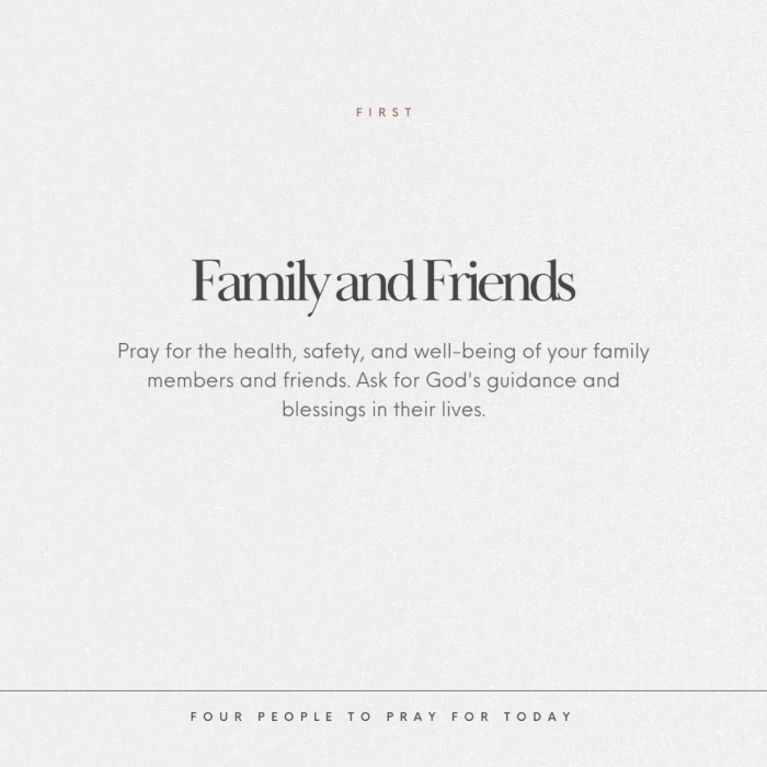 2 four people to pray for