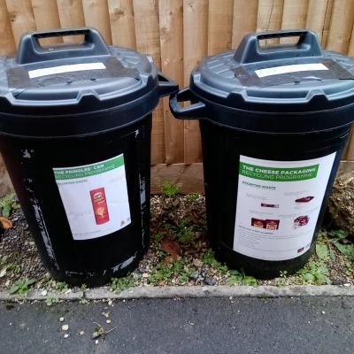 2 terracycle bins at kmc