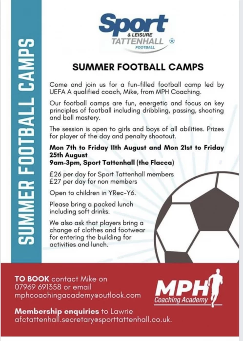 Tattenhall Business Alliance | Summer football at the Flacca