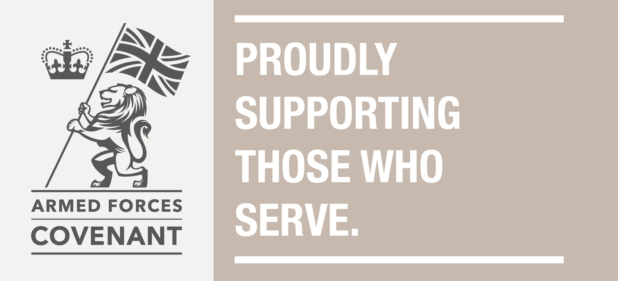 Armed Forces Covenant – Proudly supporting those who serve