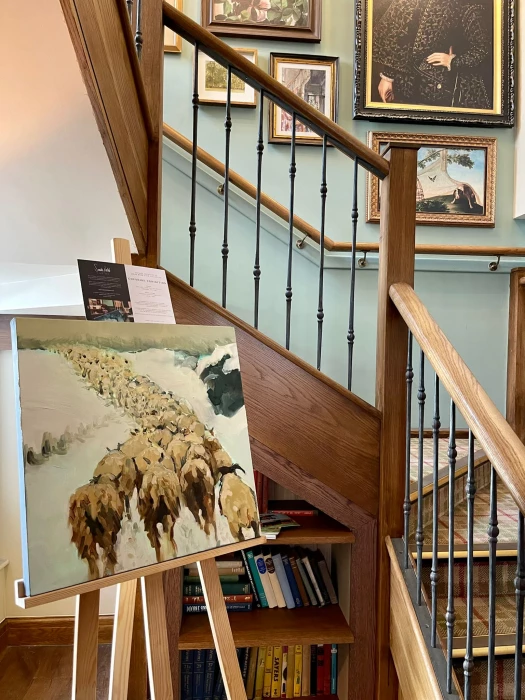 a taster of the art to come in the exhibition
