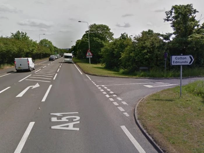 a51 approaching stamford bridge from chester