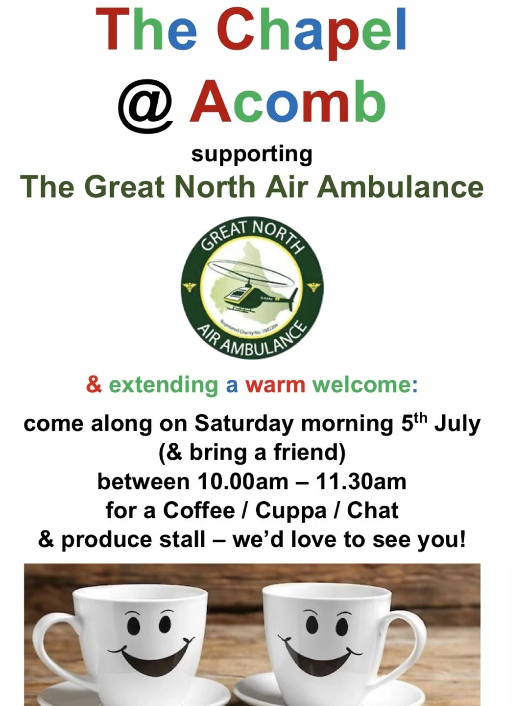 acomb coffee morning july 2025