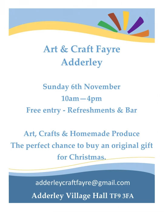 adderley village craft fayre
