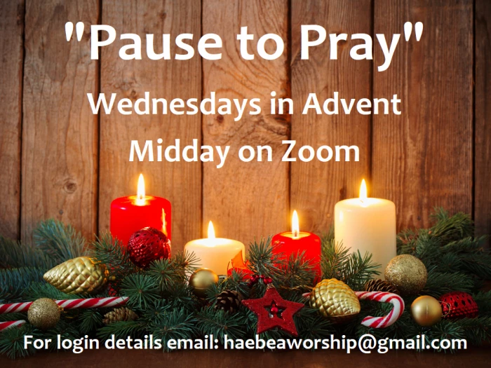 advent pause to pray