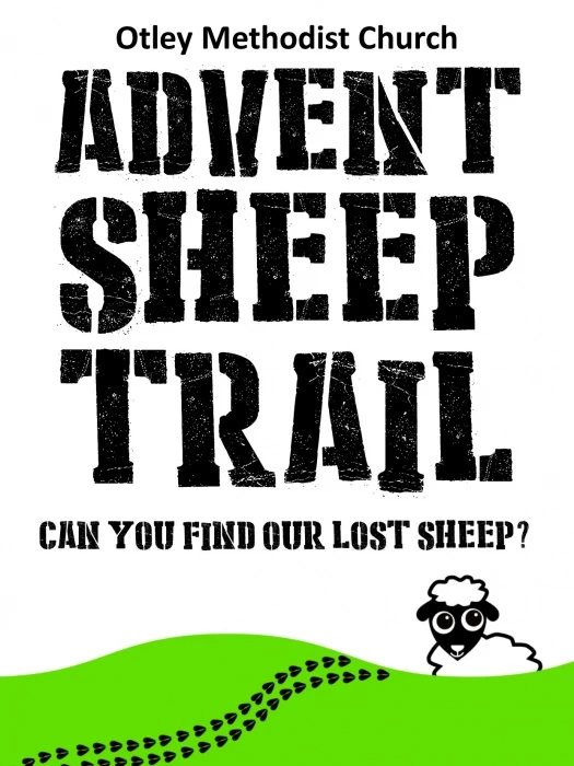 advent sheep trail poster