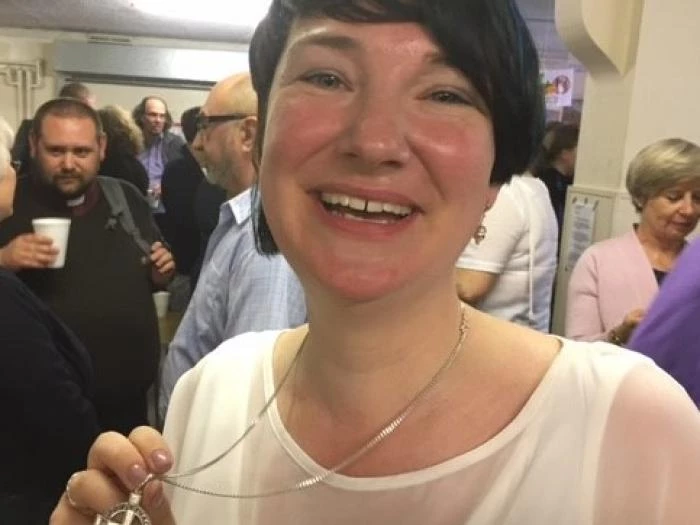 alison with diaconal cross 2