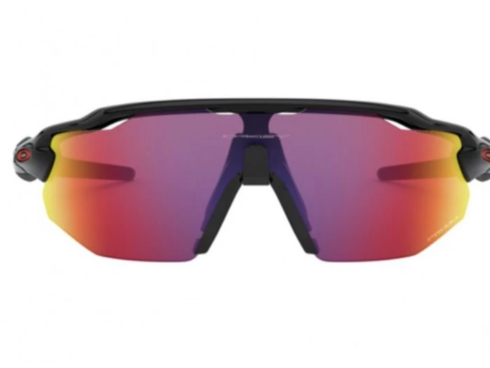 OJ9001 Oakley Radar EV Advancer in Polished Black with Prizm Road lenses