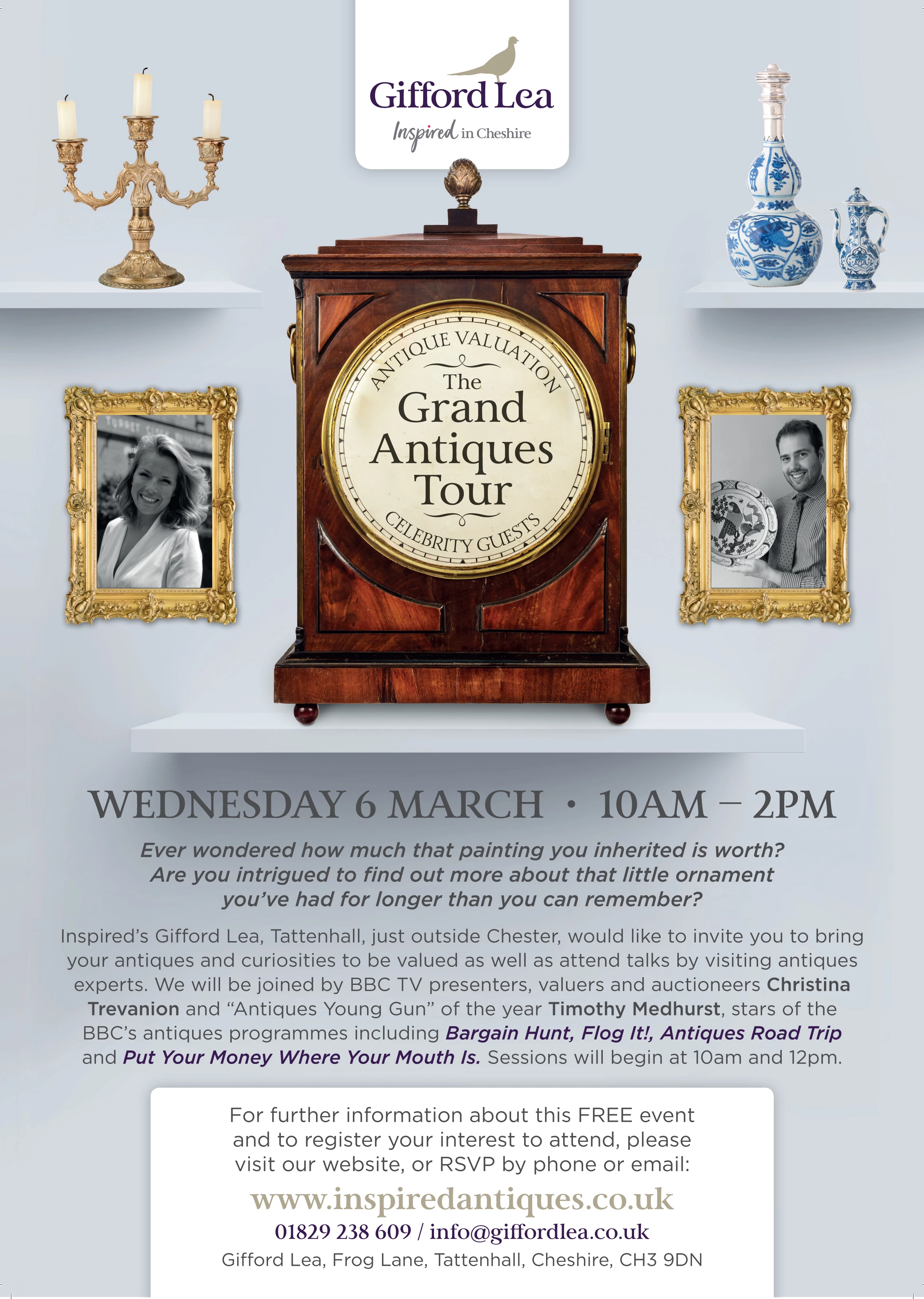 antiques tours at gifford lea 6th march