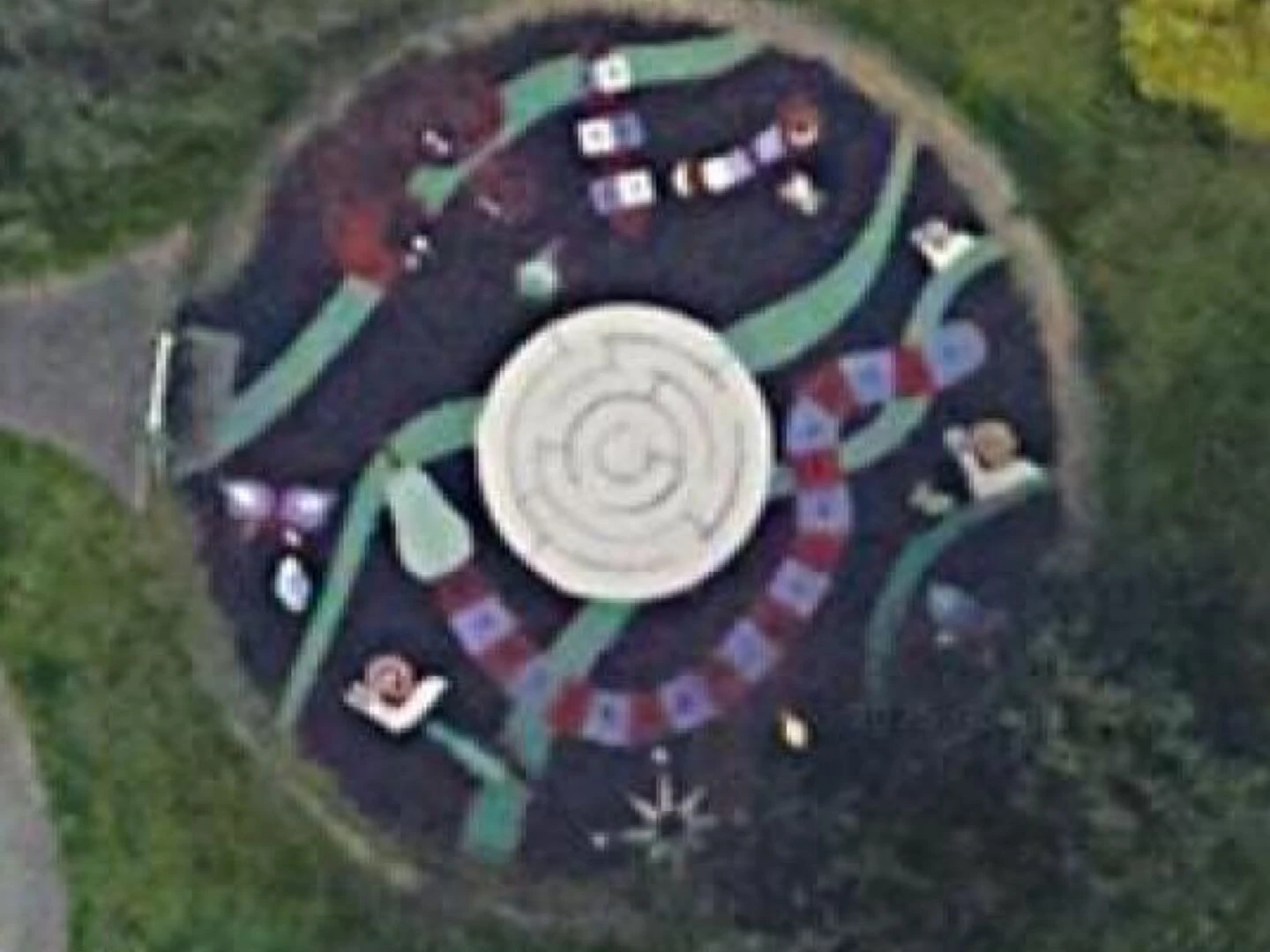 arial view