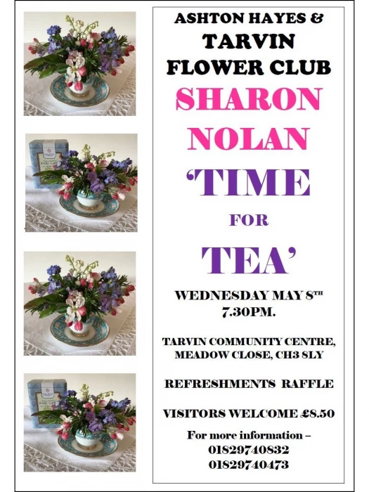 ashton hayes amp tarvin flower club  may meeting