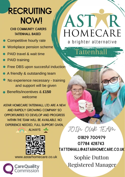astar tattenhall recruitment   a5