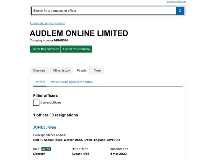 audlem online ltd