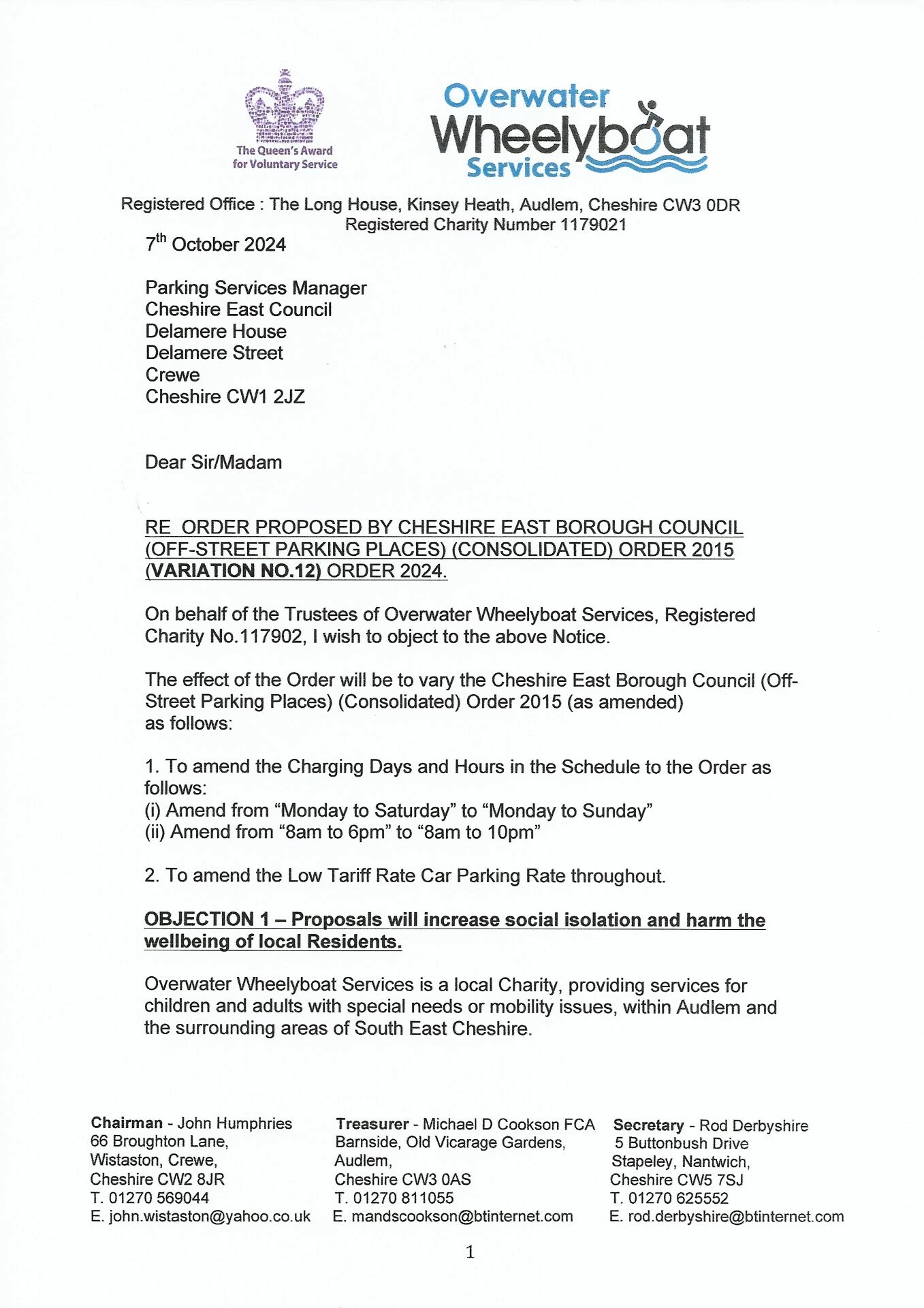 audlem village car parking pi