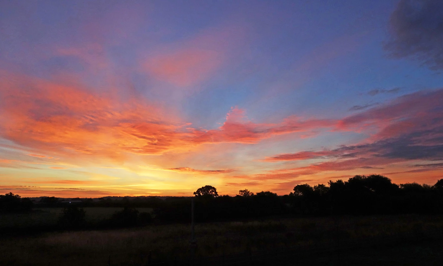 august sunrise