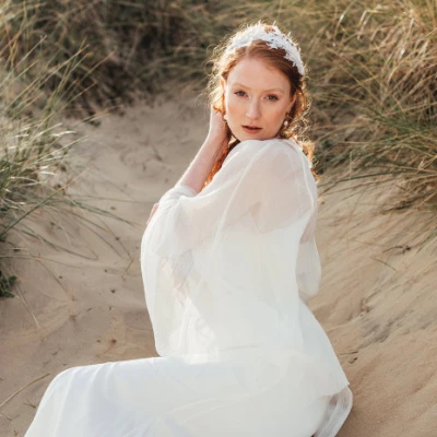 beach textures pleats silk boho p