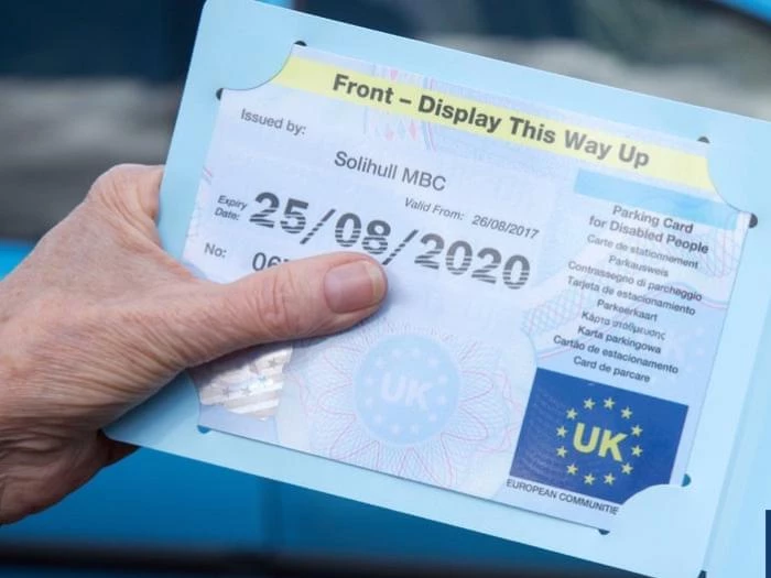 blue badge