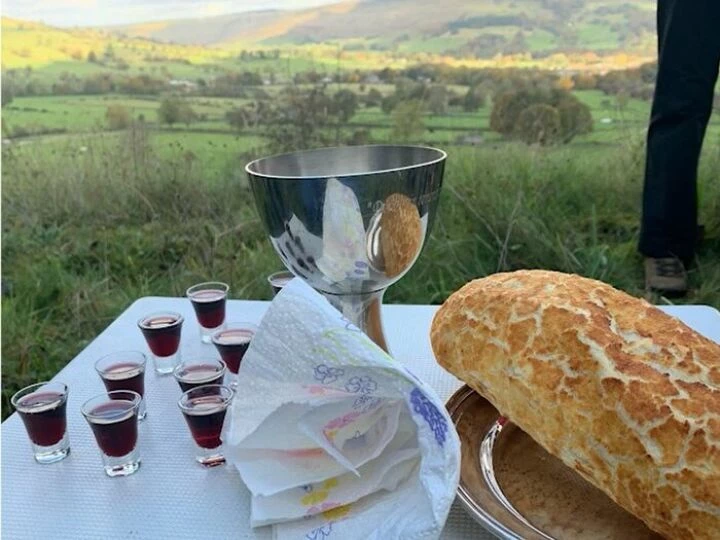 Communion on the hillside