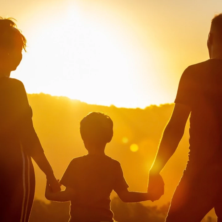 Family, sun, love