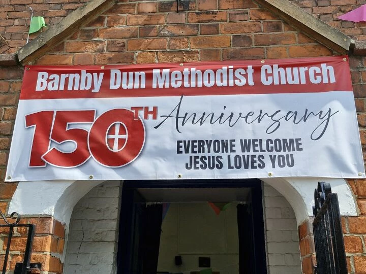 150 yr anniversary banner