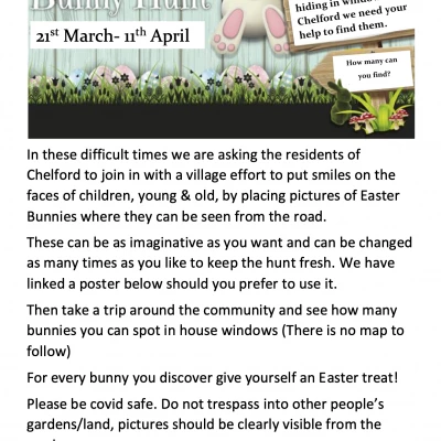 Easter Bunny Hunt Poster