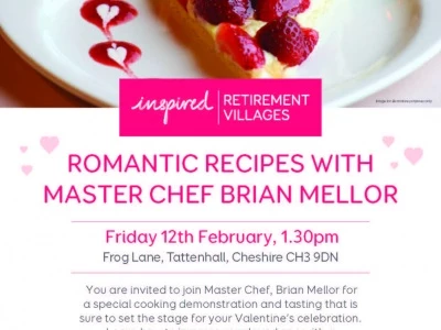 Valentines Cookery Demo Invite