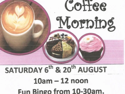 Fun Bingo Coffee Mornings – August 2022