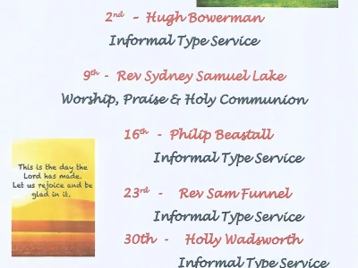 July 2023 Sunday Services