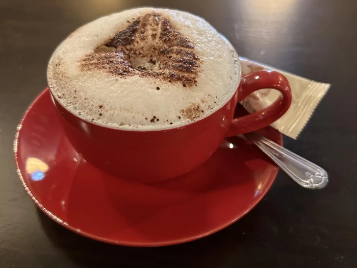Frothy Coffee with the Shroppie Fly logo