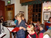 Christmas singalong with the Sing for Fun group