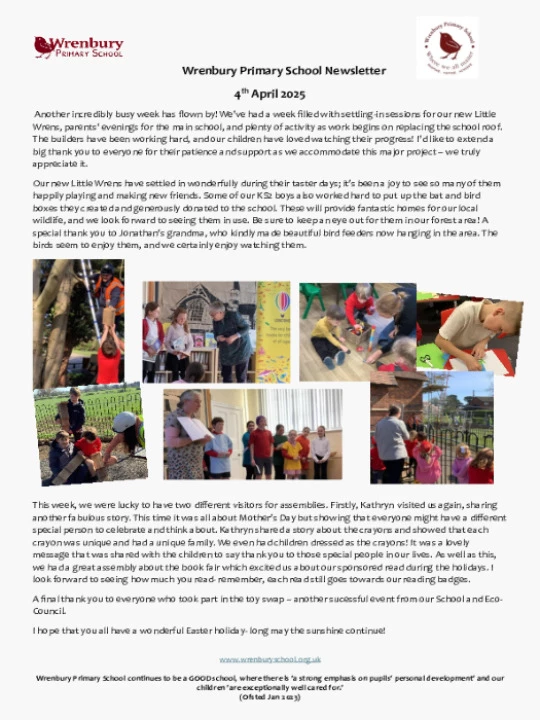 Wrenbury Newsletter