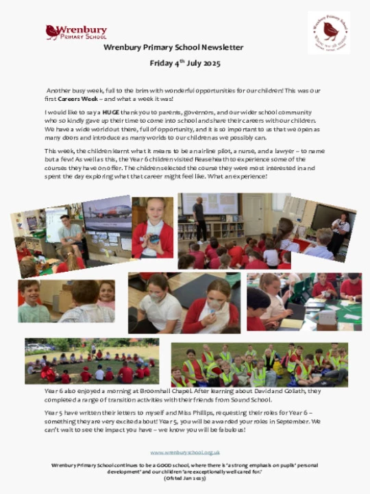 Wrenbury Newsletter