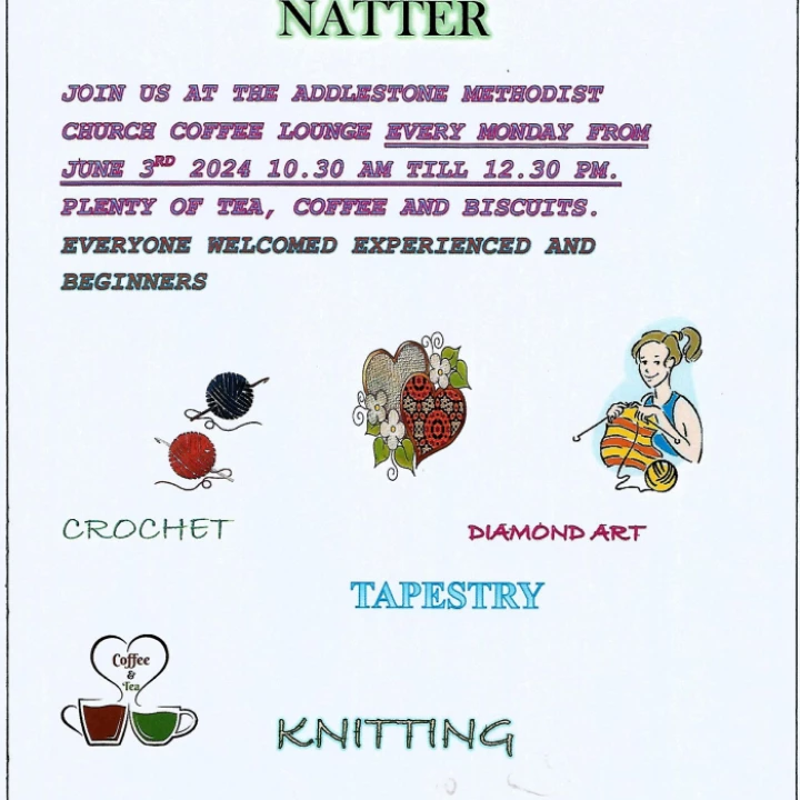 Knit, Craft and Natter – weekly