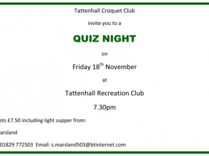 Quiz Night November