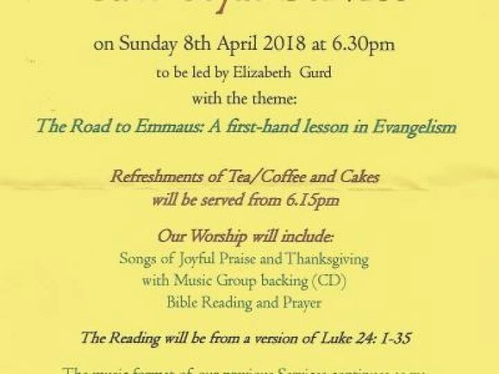 Cafe Style Service – April 18