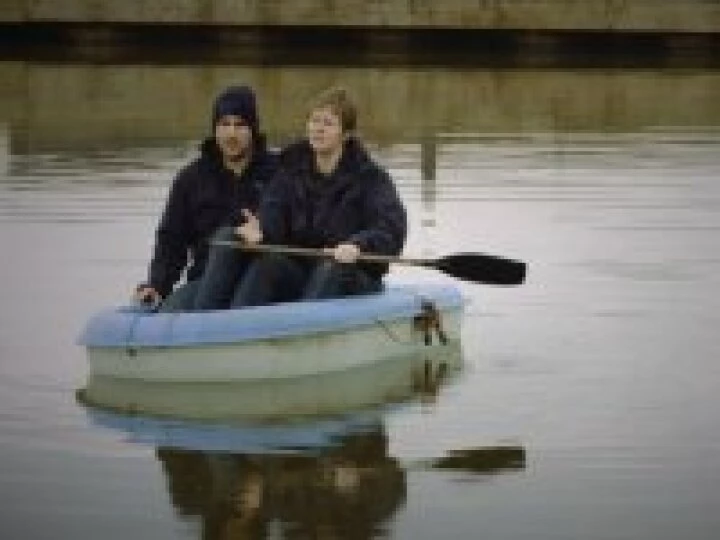 Janet on boat for Mend Our Mum