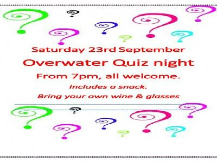 Overwater Quiz Night