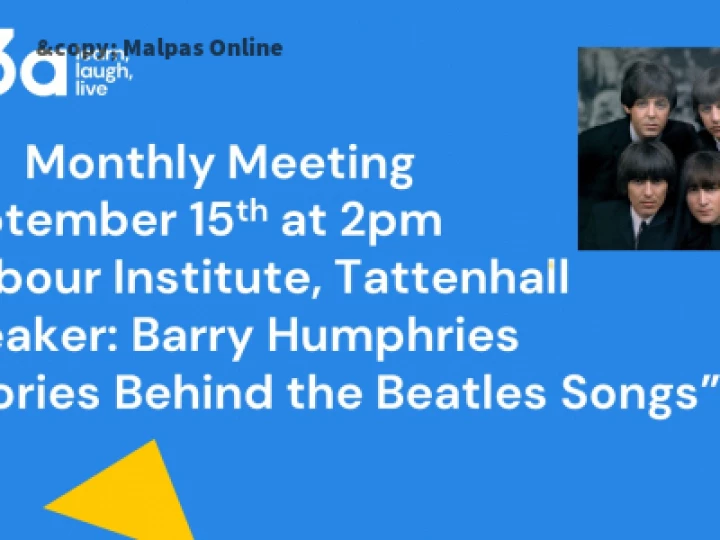 Beatles September Poster