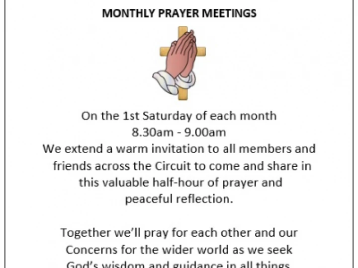 Monthly Prayer Meetings