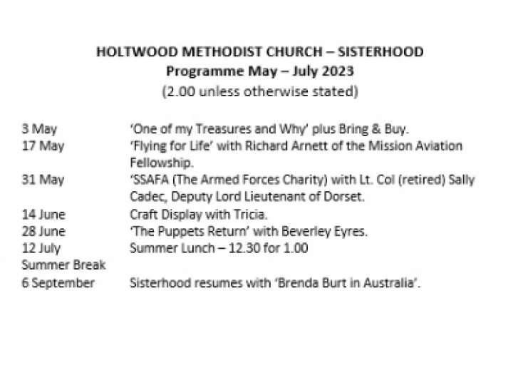 Sisterhood Summer 2023