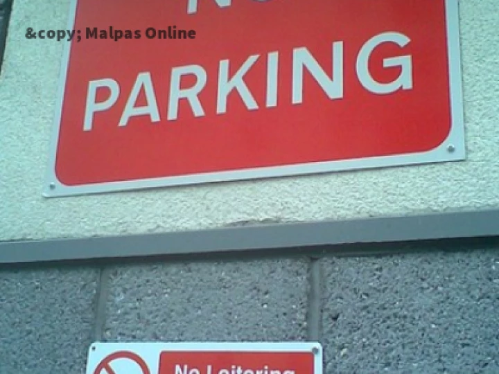 No waiting or parking