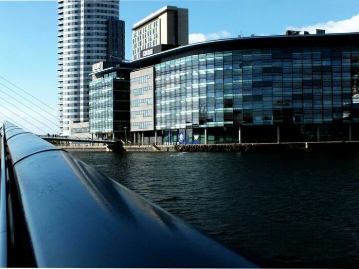 Architectural Photography of Blue and Gray Buildin
