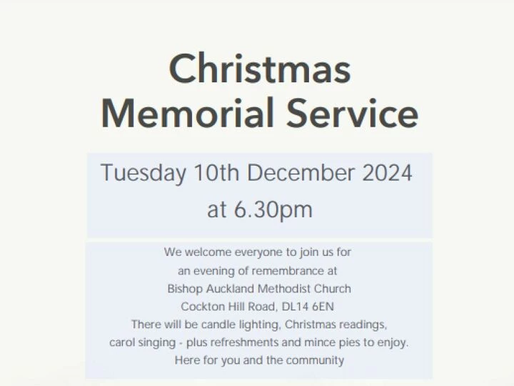 Christmas memorial Service
