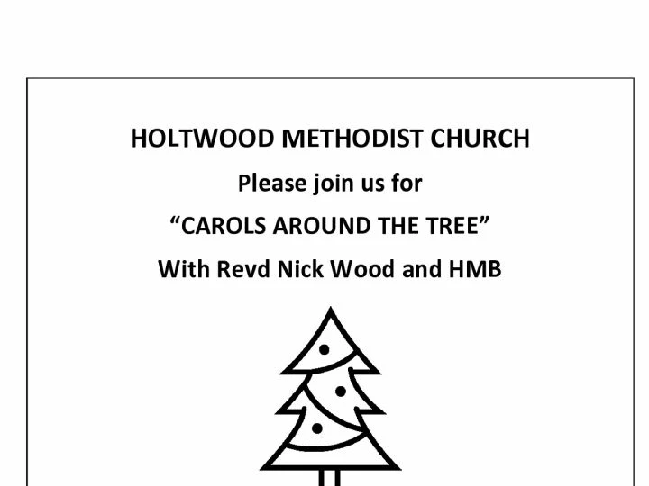 Carols Around The Tree 2024