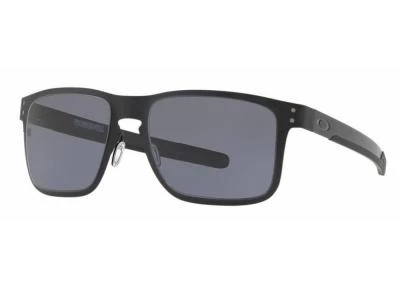 Oakley Holbrook Metal Sunglasses In Matte Black With Grey Lenses OO4123-01