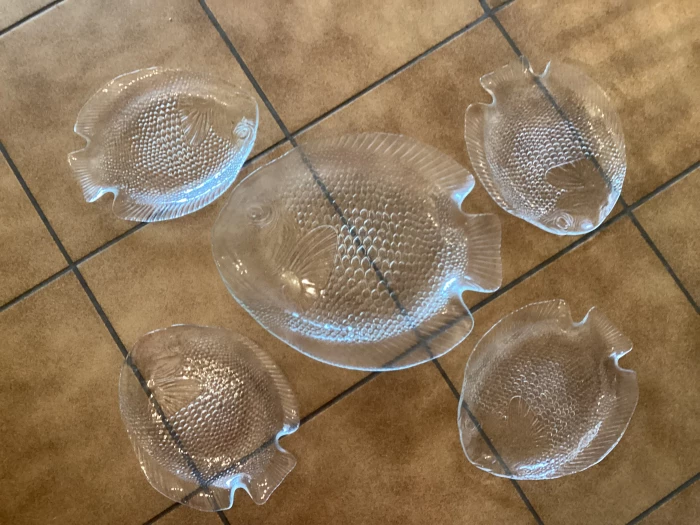 Glass fish set – Items for sale