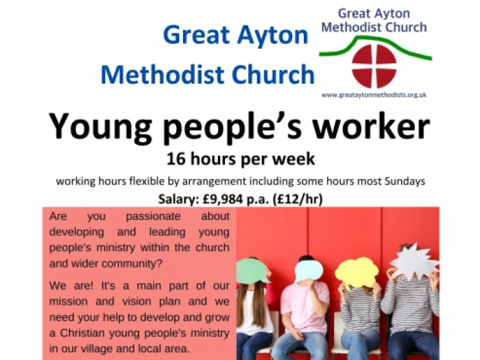 Great Ayton Methodist Church Young People's Worker