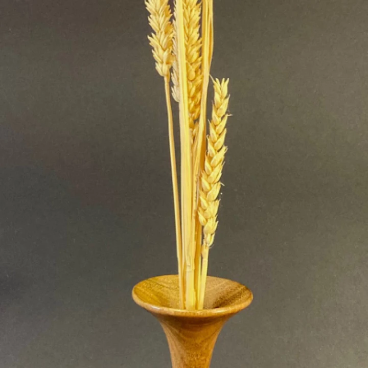 Mike W vase with wheat No 5