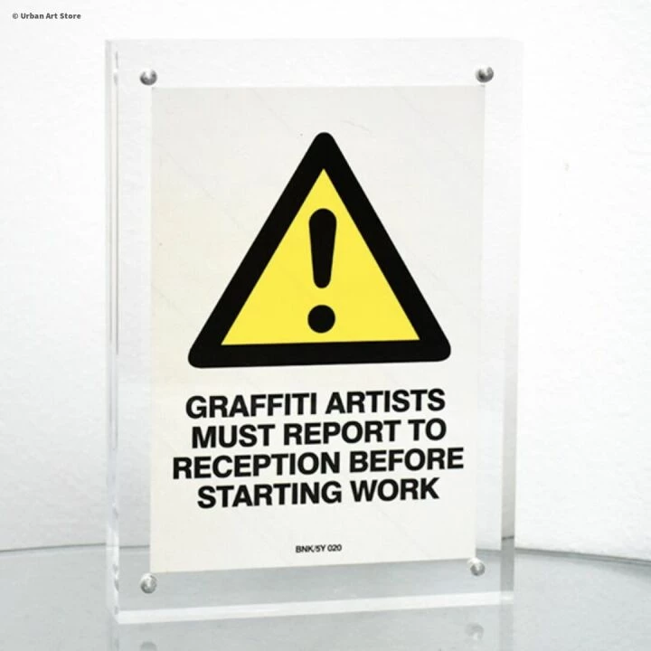 Banksy sticker